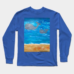 Two Whales Long Sleeve T-Shirt